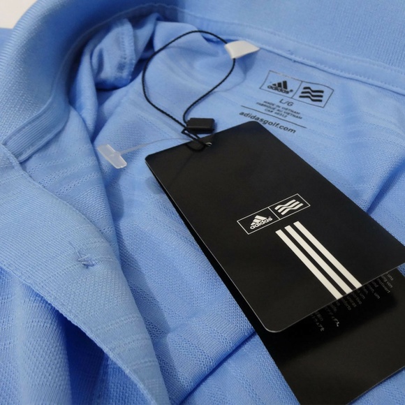 Adidas A161 Golf ClimaLite® Textured Short Sleeve - Picture 3 of 4